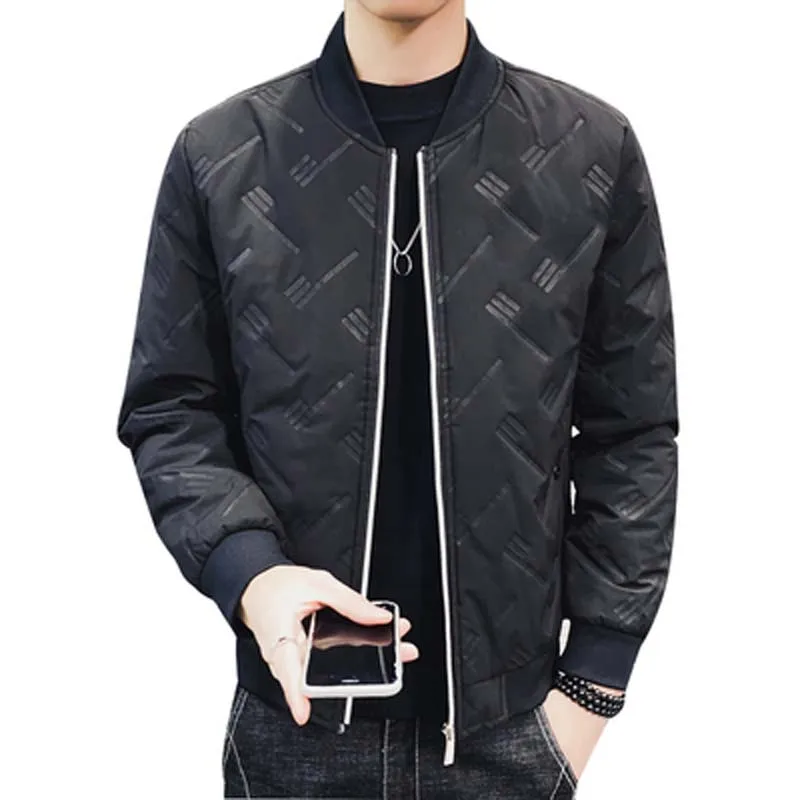 Мужская короткая куртка на хлопковой подкладке толстая зимняя теплая оверсайз с