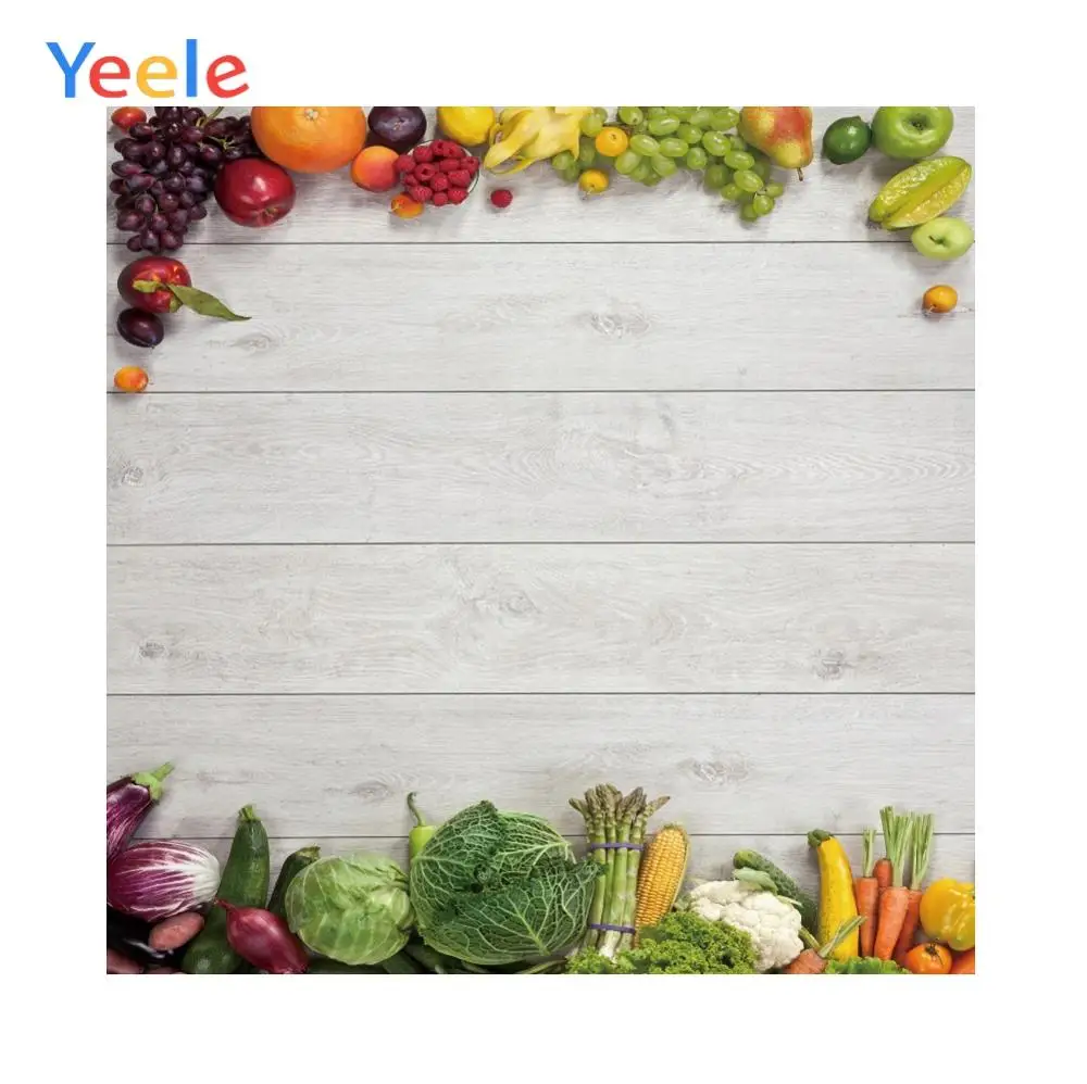 Yeele деревянные доски овощи фрукты еда фотографии фоны персонализированные