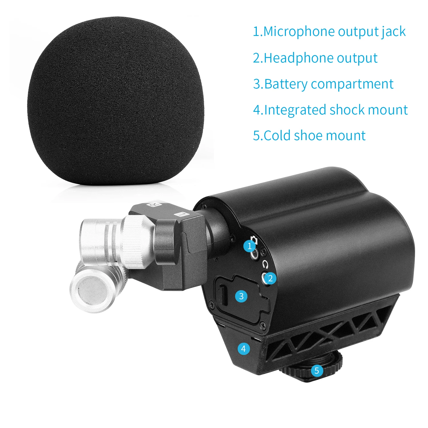 Saramonic Vmic стерео на камеру кардиоидный конденсаторный видеомикрофон для DSLR-камер