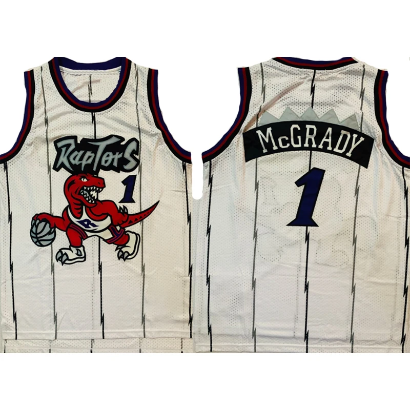 

Mens American Basketball jersey Toronto Jerseys Tracy McGrady Purple White Jersey 1998-99