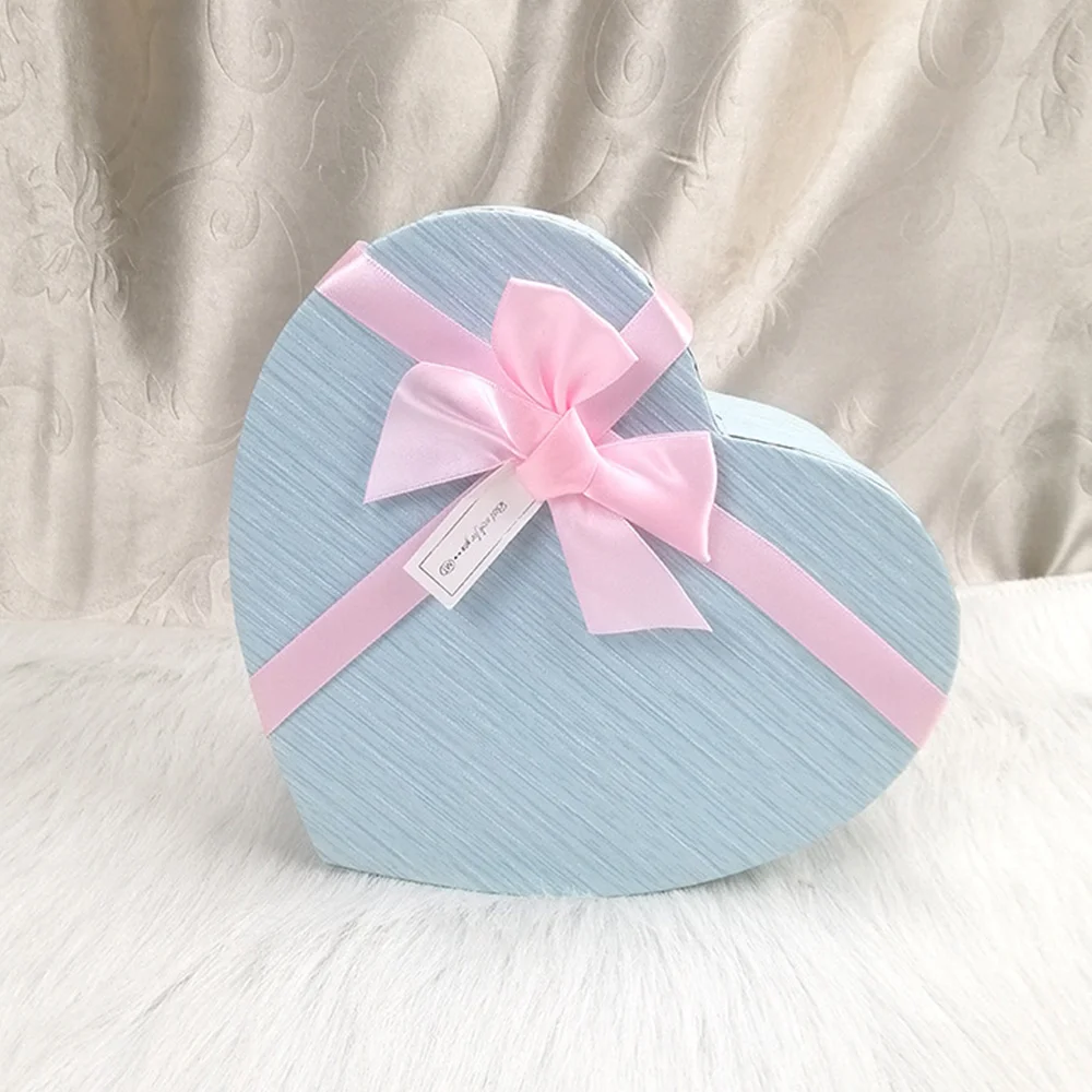 3 шт. персик подарочная коробка в форме сердца шоколадные конфеты упаковочная с