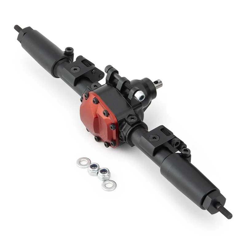 CNC алюминиевый передний задний Прямой полный мост для осевого SCX10 II 90046 1/10 RC