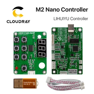 Нано-лазер Cloudray LIHUIYU M2, материнская плата + панель управления + ключ B системы, гравер, резак, сделай сам 3020 3040 K40