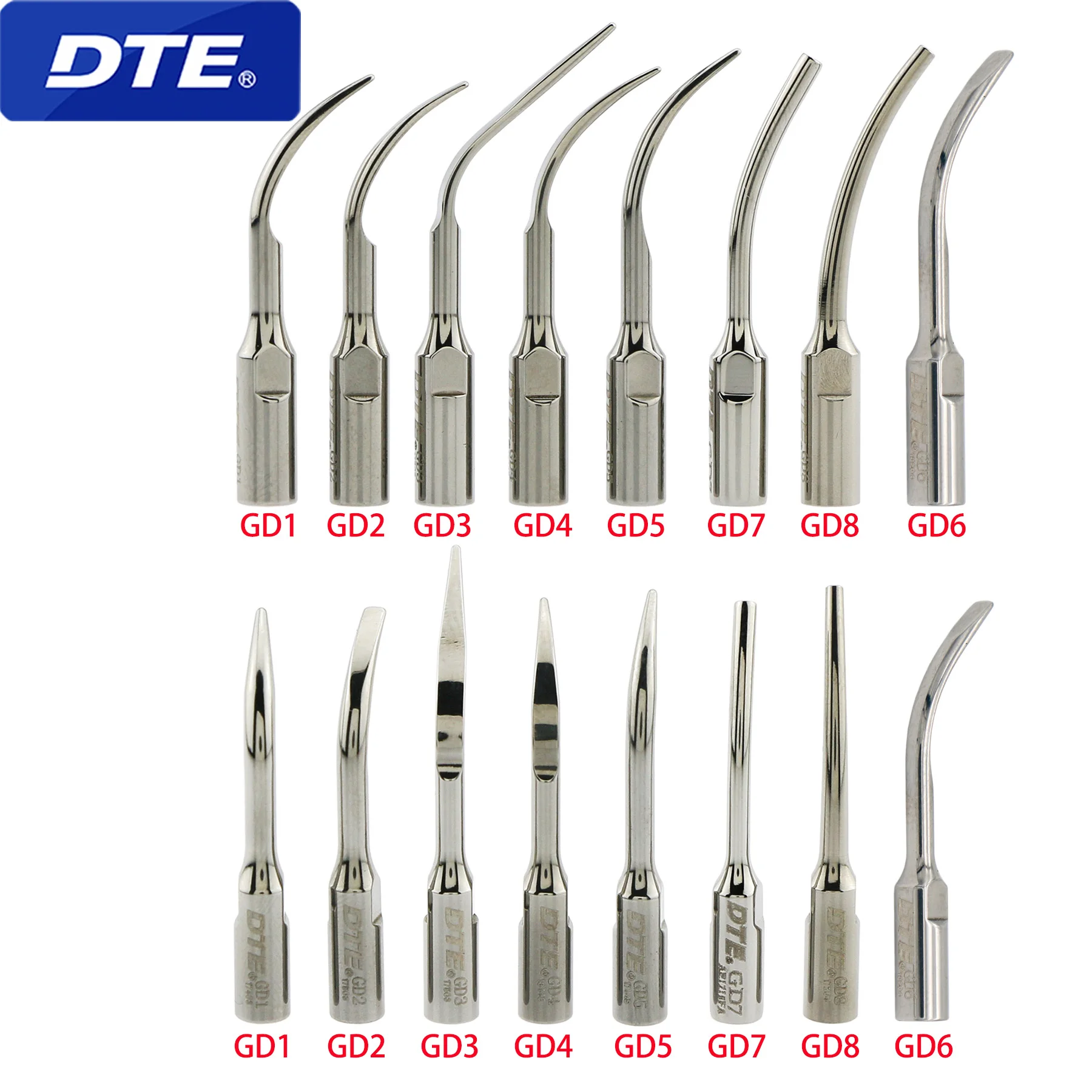 

DTE Satelec Acteon Dental Ultrasonic Scaler Tip GD1 GD2 GD3 GD4 GD5 GD6 GD7 GD8