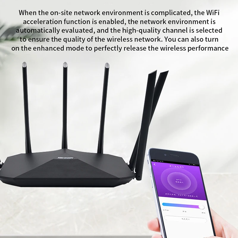 JSMAX HIKVISION DS-3WR23-E WiFi Router AC2100M 10/100/1000M Gigabit Support IPV6 App Contro Dual Band Wireless | Компьютеры и офис