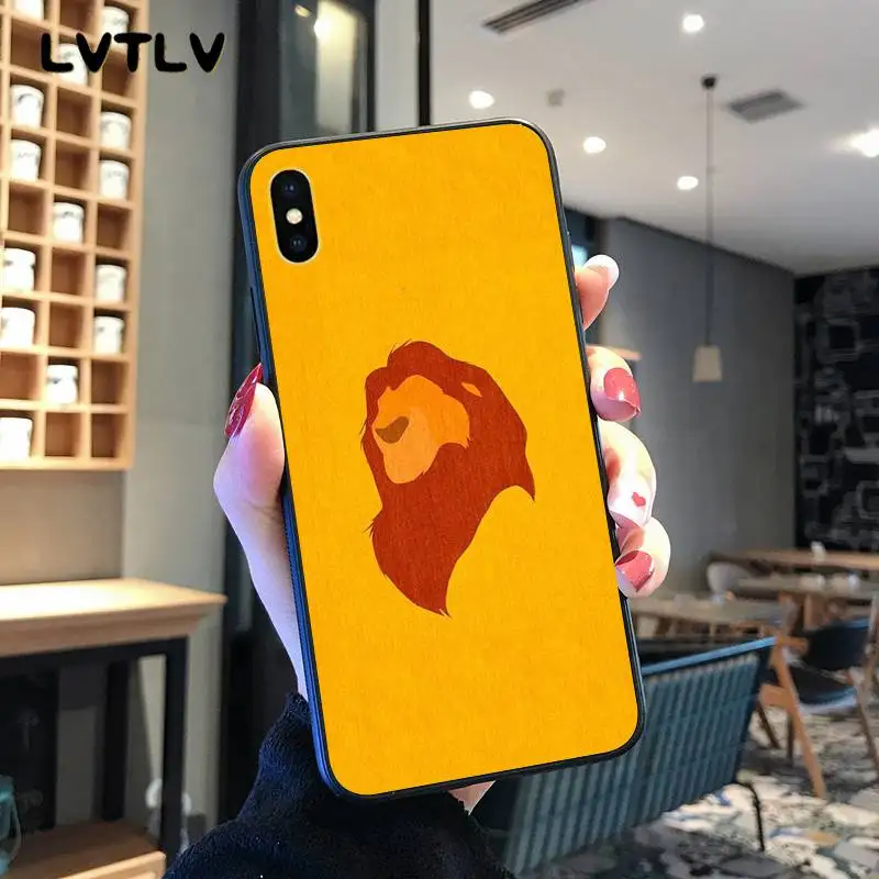LVTLV мультфильм аниме Король Лев клиент высокое качество чехол для телефона iPhone 11