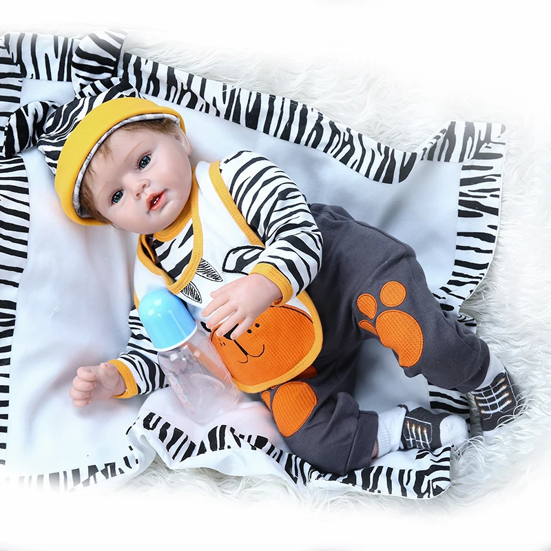 

Новинка 2020, детская игрушка, подарок, детские силиконовые куклы, куклы-младенец, искусственные мягкие хлопковые куклы для малышей, игрушка д...