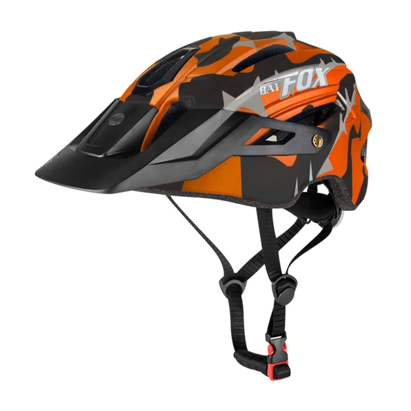 Bike Helmet Overall Molded Mountain Road Helmet Ultralight Bicycle Cycling Helmet Orange Red White Bike Helmet Accessories