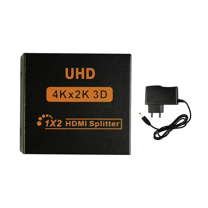 Ultra HD 4K 2 порта HDMI сплиттер 1X2 ретранслятор усилитель 3D 1080P концентратор 1 в из |