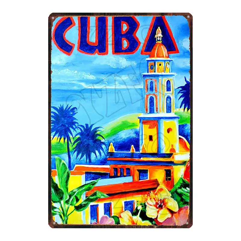 Постер в французском стиле классический строительный плакат металлическая