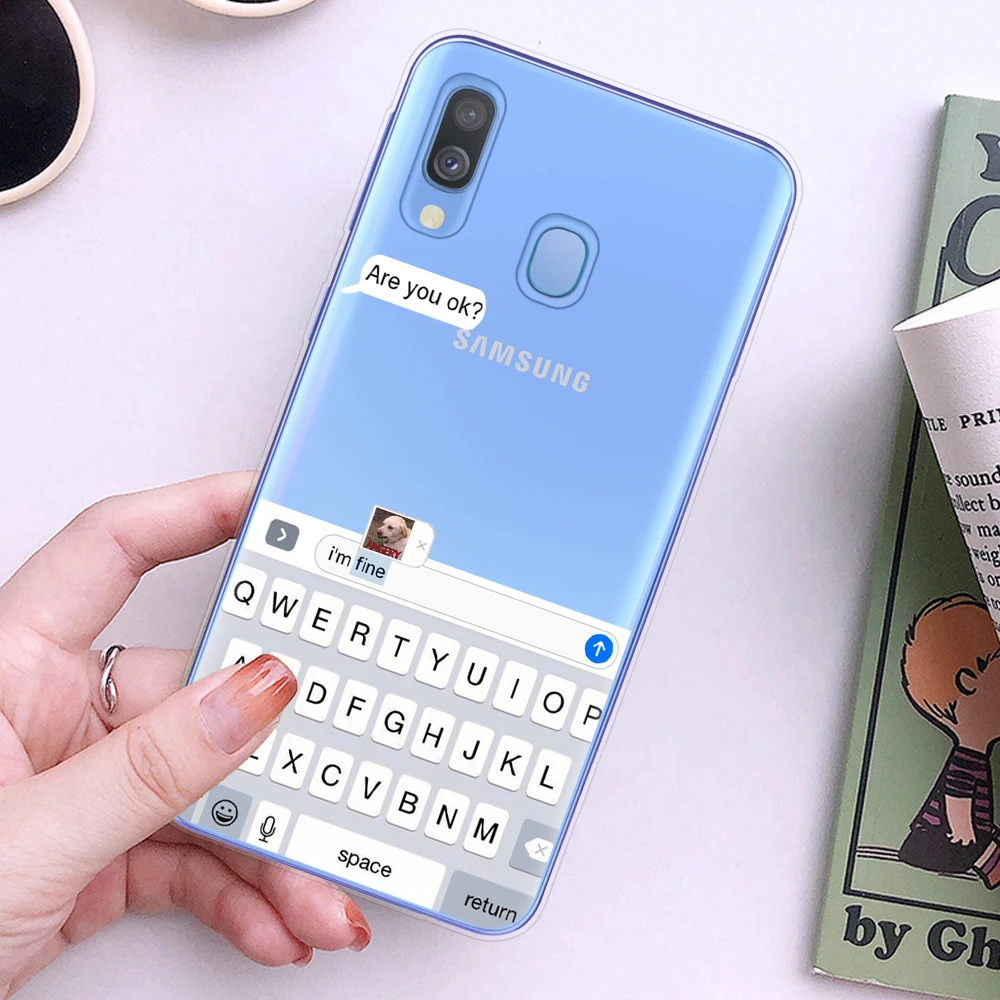 Чехол для Samsung A10 A20 A30 A40 A50 A70 A7 A9 A6 A8 Plus 2018 S10 S11 | Мобильные телефоны и аксессуары