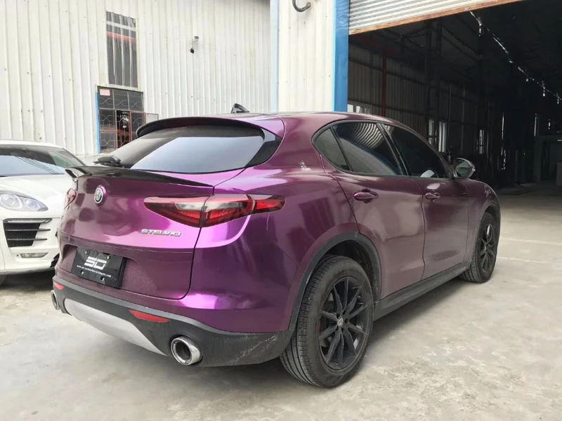 Спойлер для Alfa Romeo Stelvio задний спойлер из углеродного волокна черный багажника