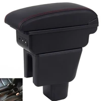 for honda br v brv armrest box car accessories interior storage box original armrest chargeable usb