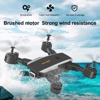 intelligent drone 4 foldable propellers 4k resolution brush motor 120 degree wide angle rc camera drone for aerial photography