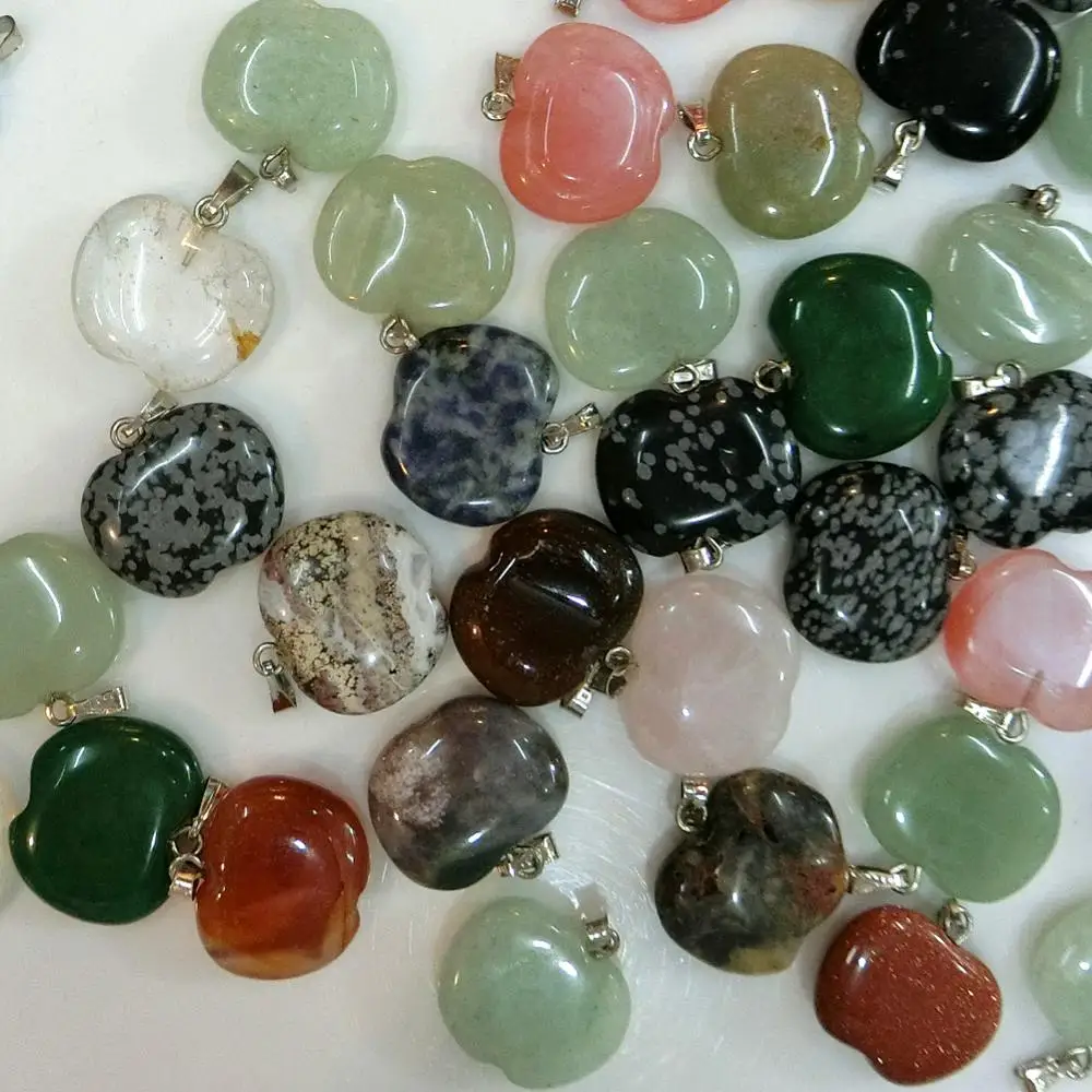 24 шт. Разноцветные Подвески из натурального камня|Подвески| |