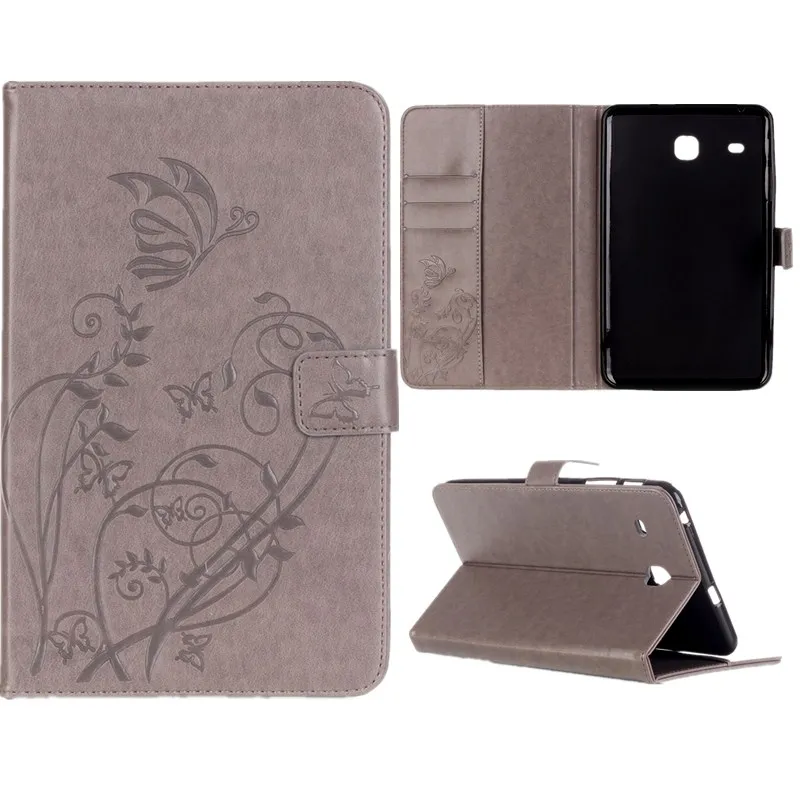 Модный чехол из искусственной кожи с принтом+ ТПУ для Samsung Galaxy Tab A 9,7 SM-T555 T550 9,7 ''бумажник с бабочкой откидная крышка устойчивый планшетный чехол