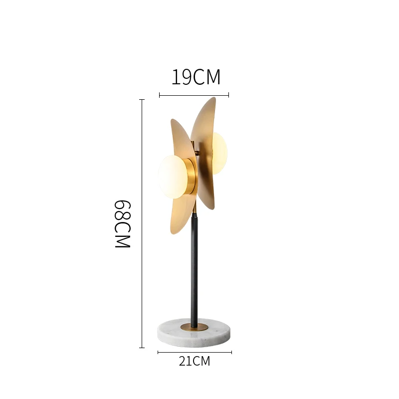

Modern Iron Glass LED Lights Table Lamp Home Decor Table Light For The Bedroom Bedside Hotel Studyroom Living Room Desk Lamp