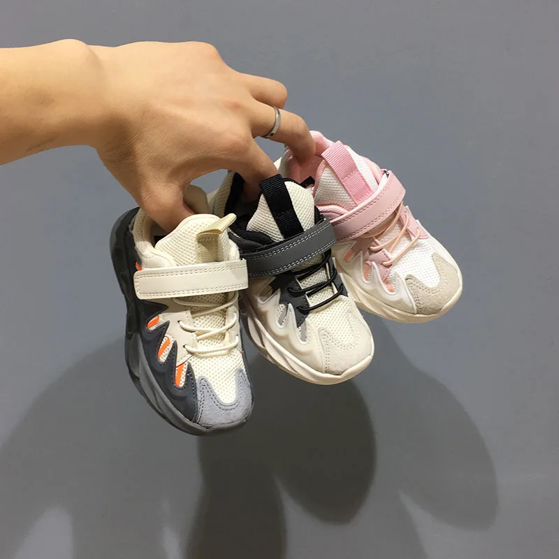 Girls Sneakers 2019 Spring Autumn Children Shoes Black School for Boys Boy Kids | Детская одежда и обувь