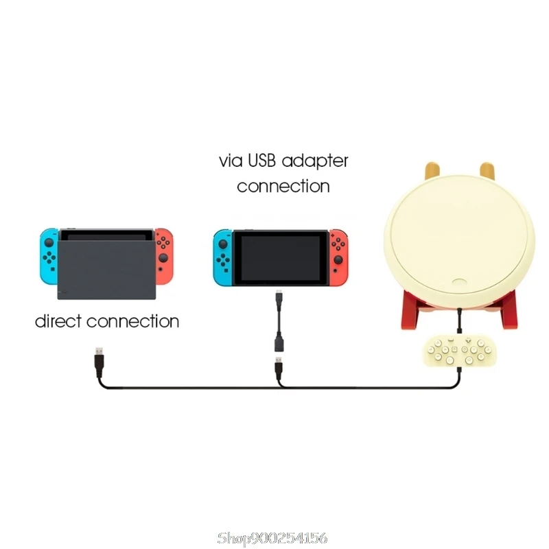 

For Switch Taiko Game Drum -Nintendo Television Somatosensory Game Taiko NS Game Drumstick Rod Games Accessories D23 20 Dropship