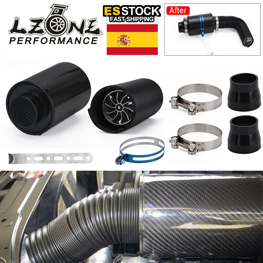 LZONE воздухозаборник с вентилятором или без вентилятора Универсальный Гоночный