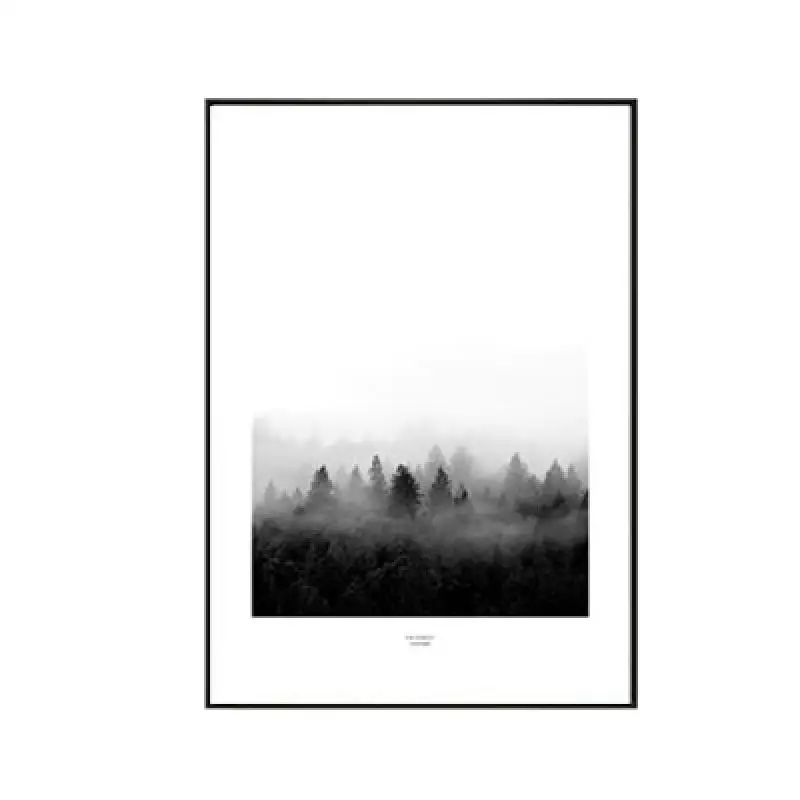 Холст с изображением девушки Life Hope Forest плакат минималистичные принты для