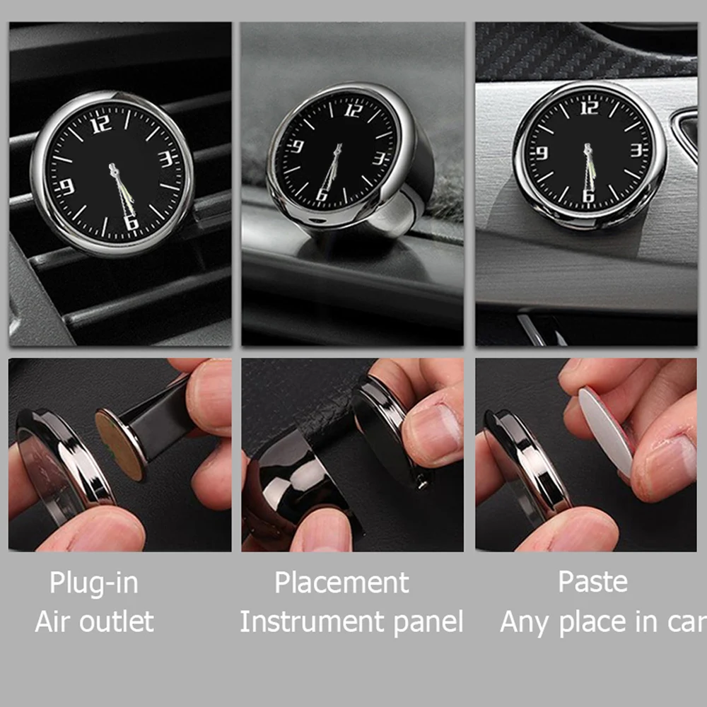 Автомобильные часы Ремонт интерьера светящиеся электронные кварцевые украшение