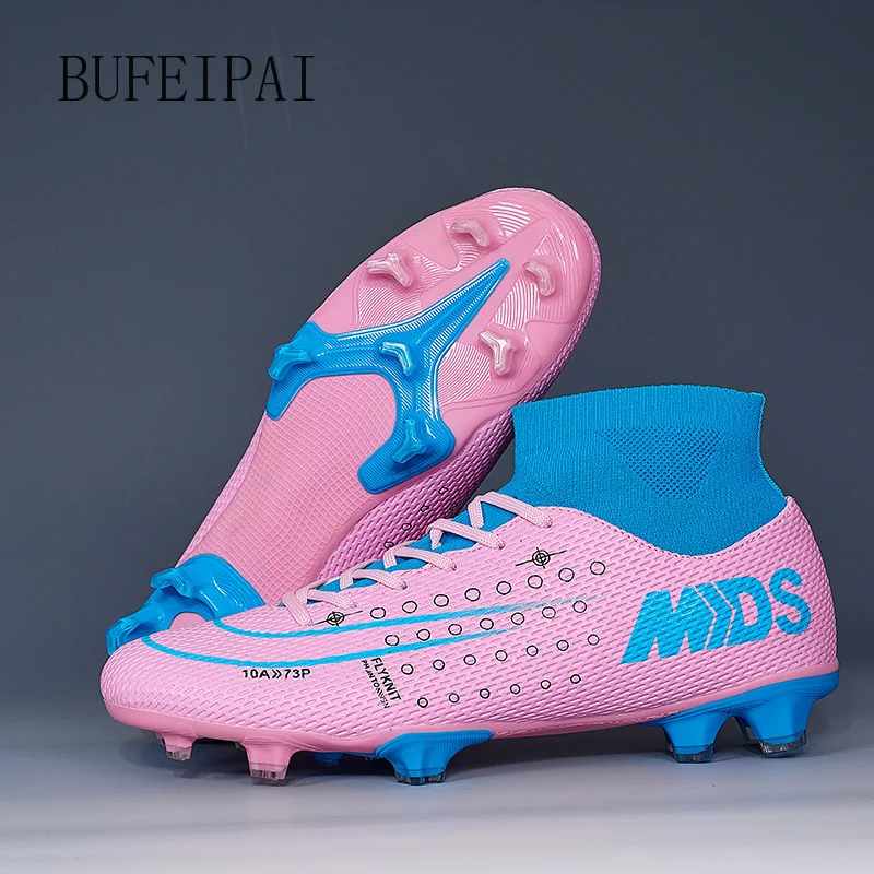 BUFEIPAINew Новое поступление унисекс Уличная обувь для футбола высокие футбольные