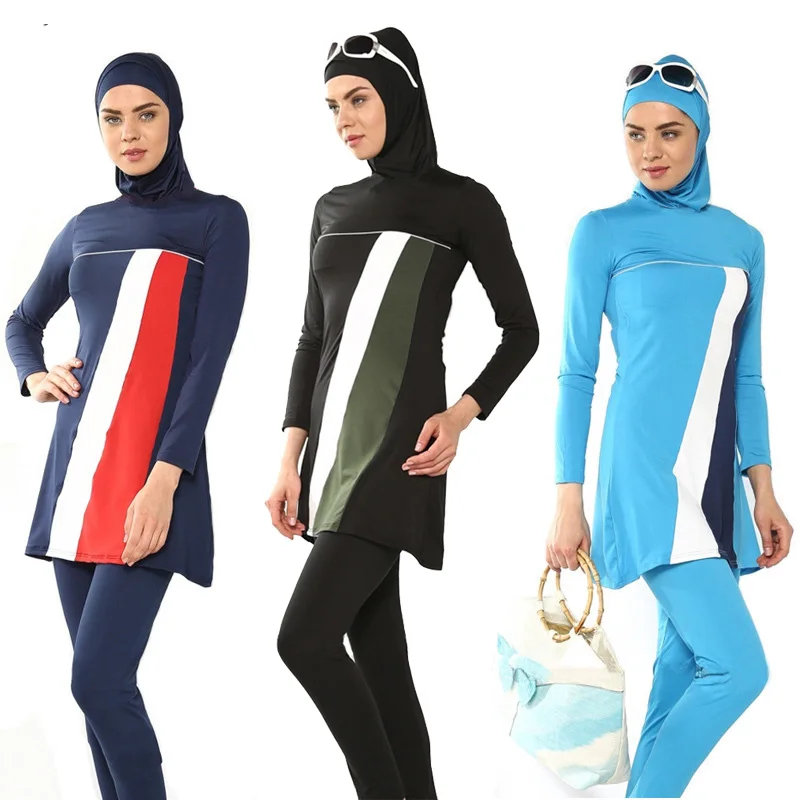 

Muslim Swimwear swimming clothes Islamic Women Modest Hijab Plus Size Wear Bathing Suit Beach Full Coverage Burkinis Swimsuit 6X