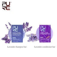 11 11 purc handmade lavender hair shampoo bar and hair conditioner bar organic plant extract solid hair soap best hair care set