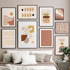 Настенная Картина на холсте абстрактные цветы река солнце Гора скандинавские постеры и принты настенные картины для гостиной салонный Декор