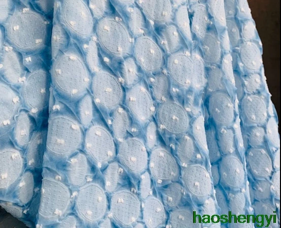 Свежий синий шерстяной галстук в горошек процесс окрашивания модная шифоновая