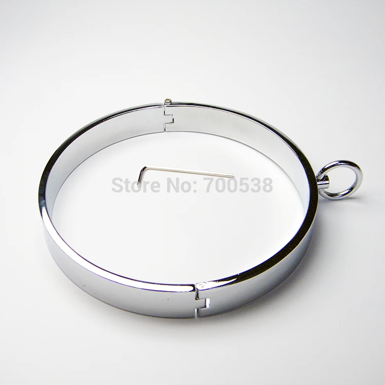 Диаметр 14 см металлический шейный секс воротник для взрослых роль раба играть