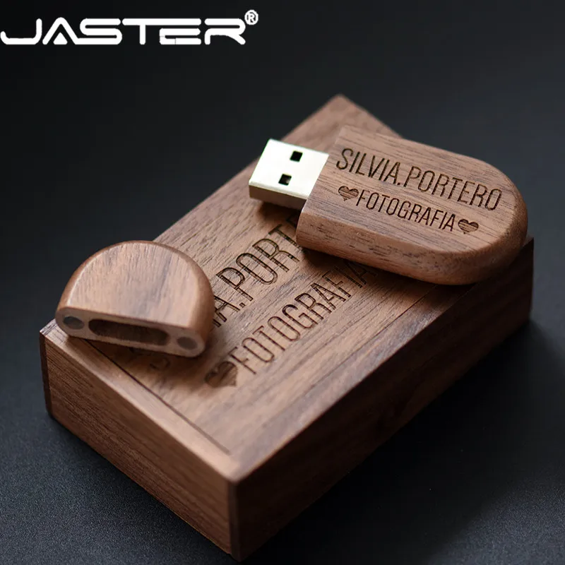 Флэш-накопитель USB 2 0 деревянный с коробкой 4/8/16/32/64 ГБ | Компьютеры и офис