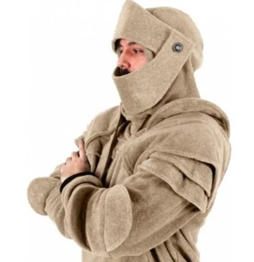 Защита на Хэллоуин Мужская защита для локтя с капюшоном и шнурком маска чехол