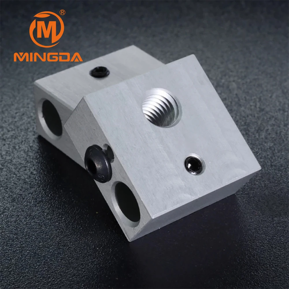 

3D Printer Parts 3D Printer Heated Block MK7/8 Dedicated Print Head MK8 Extruder Aluminum Block 3D Printer Aluminium Heat Block