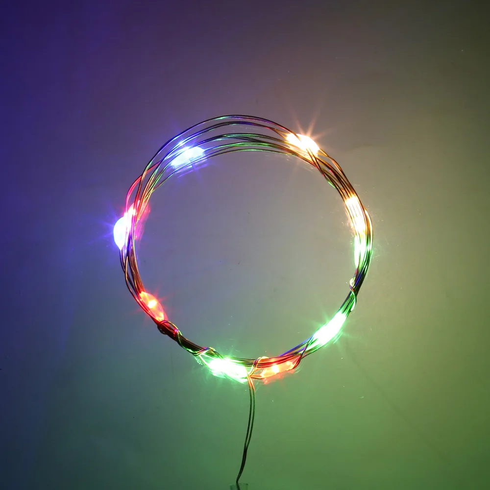 Светодиодная гирлянда ручной работы сделай сам из хрустальной эпоксидной смолы