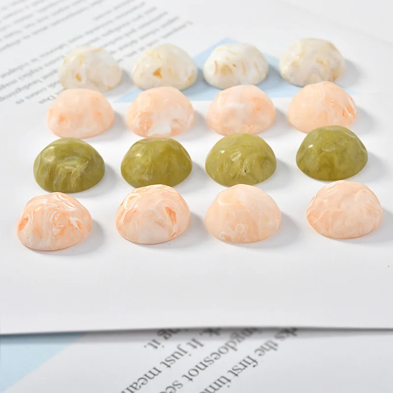 Разноцветные матовые облака цветущее авокадо зеленый полимер полукруглый