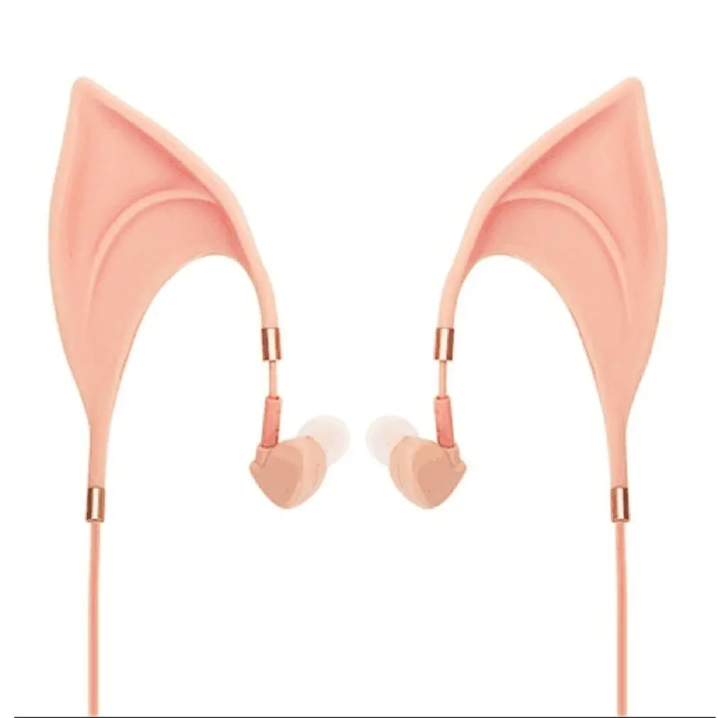 Симпатичные бело серые Форма наушники Шум сокращение уши дизайн Универсальный