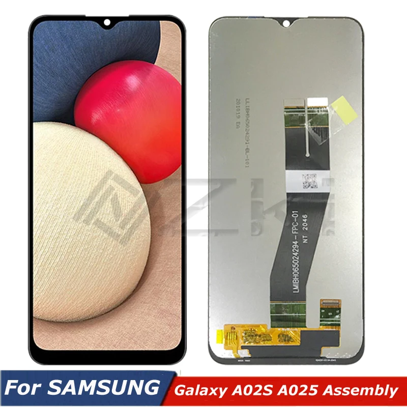 

ЖК-дисплей 6,5 дюйма для Samsung Galaxy A02s A025 с рамкой, сенсорный экран с дигитайзером в сборе, M02S A025M A025F/DS A025G/DS A025M