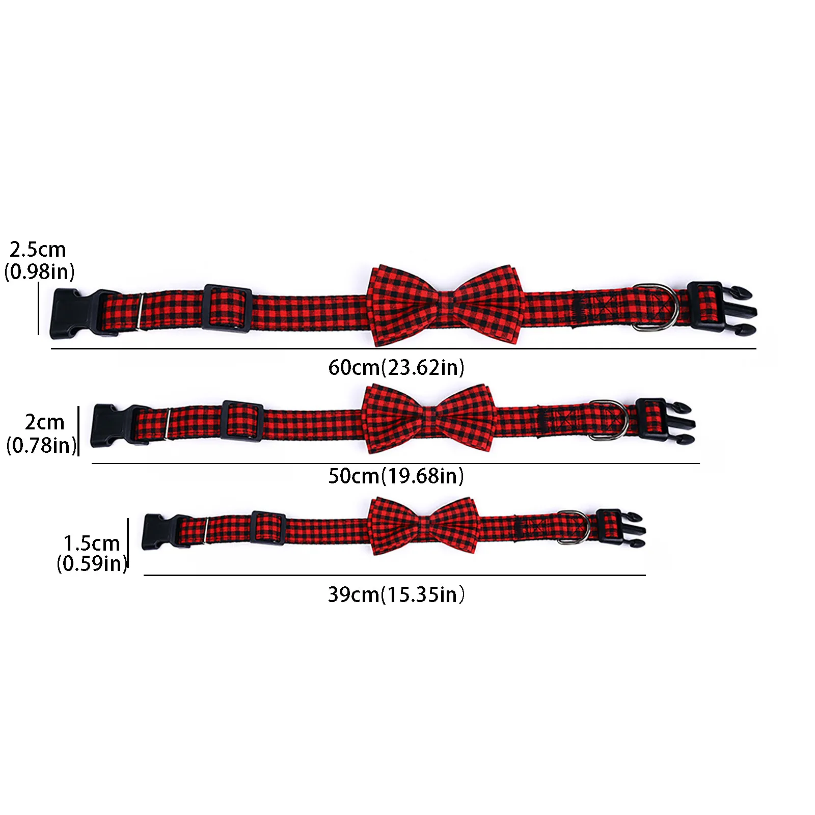 

#4 Dog Collar Colorful Series Personalized Pet Collar Valentine's Day New British Plaid Pet Bow Collar Cat Dog Traction Bow Tie