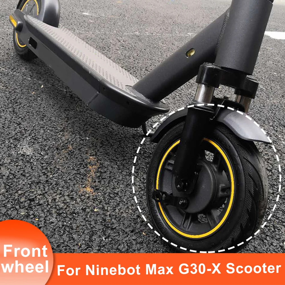 

10 Inch Solid Damping Rubber Tire Vacuum Tubeless Tyre For Ninebot MAX G30 Electric Scooter Front Tyre Wheel Tire Accessories