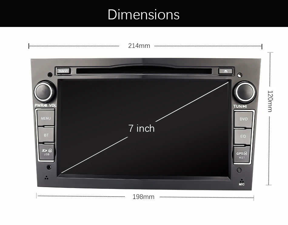 Eunavi 7 ''2 Din автомобильный DVD для Vauxhall Opel Astra H G J Vectra Antara Zafira Corsa gps навигация Радио стерео плеер в тире usb