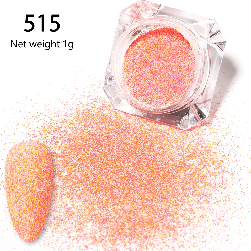 Блеск для ногтей Конфеты Порошок сахар Покрытие эффект порошок хром пигмент Пыль