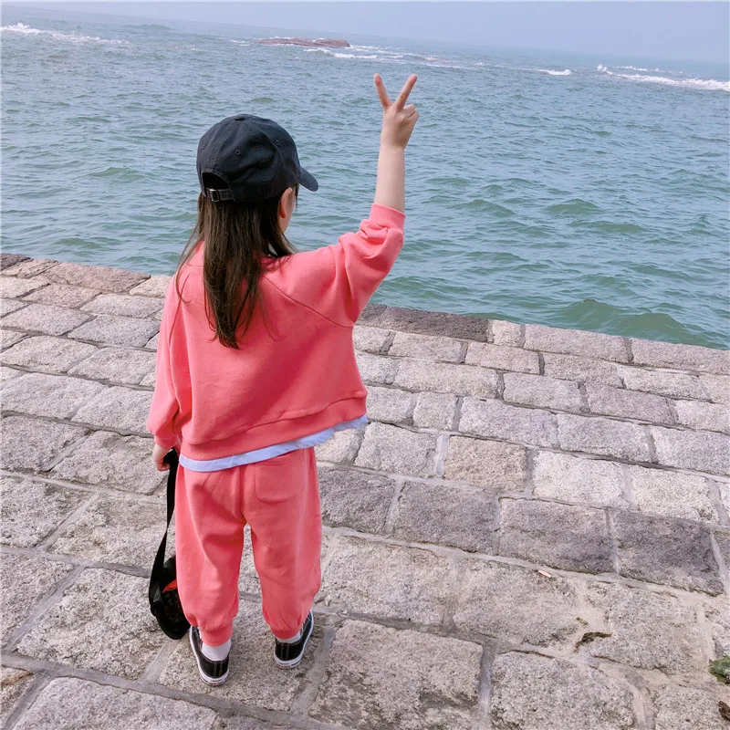 2019 Новое поступление осенних комплектов одежды в Корейском стиле повседневное