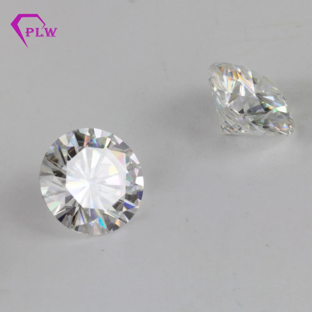 Оптовая цена 0 8 карат 6 мм EF цвет драгоценный камень VVS 3ex вырезать Круглый