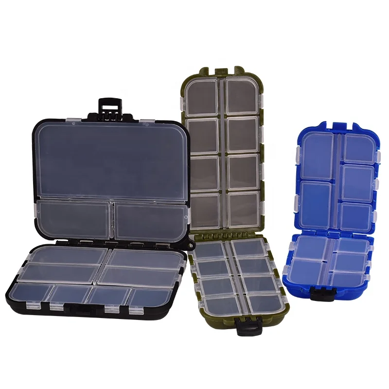 

Waterproof Multifunctional Fishing Box Compartments Fishing Accessories Lure Hook Boxes Storage High Strength Fishing Tackle Box