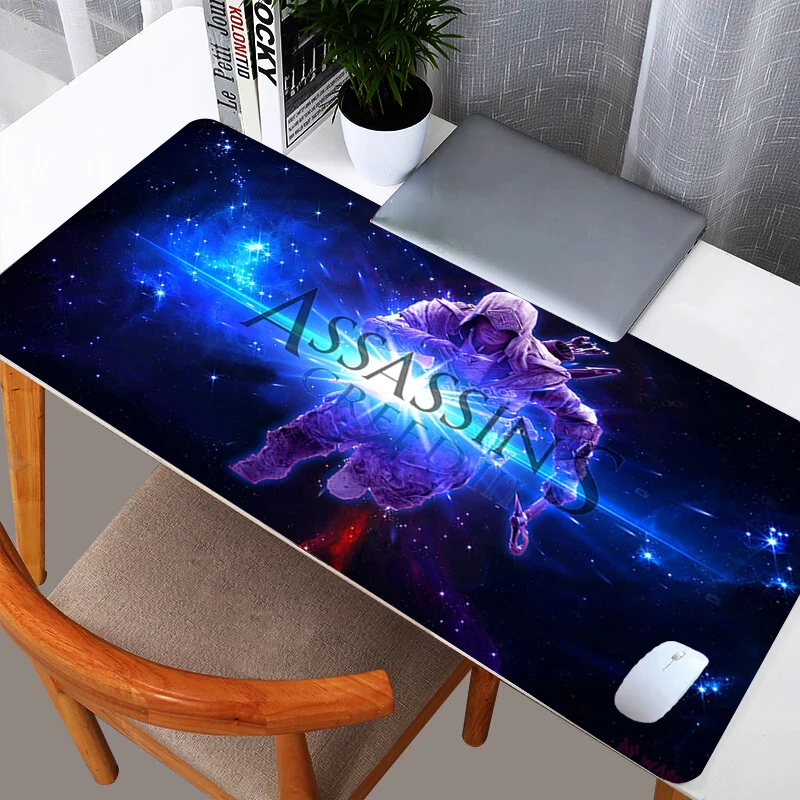 

Assassin's Creed III Mouse Pad Large alfombrilla XXL Computer Desk Mat Gamer Carpet Keyboard Table Gaming Accessories Mousepad