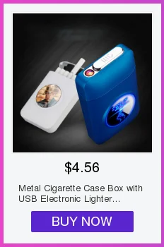 Metal Cigarette Case Box with USB Lighter 20pcs Capacity Waterproof Cigarette Holder Electronic Lighter Electric Gadgets for Men