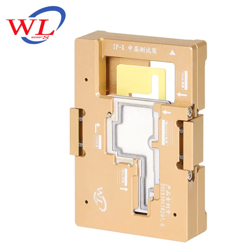 WL разъем джиг для iPhone X PCB Материнская плата тестовый держатель быстро сложенный две половинки логическая плата испытательный фиксатор без разборки