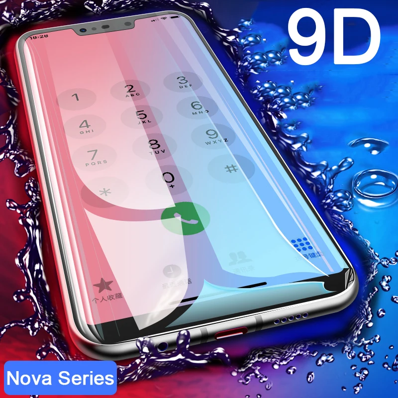 Закаленное стекло 9D для Huawei Nova 3 Защита экрана 4e Lite 3i 3e 2i Nova3 защитное